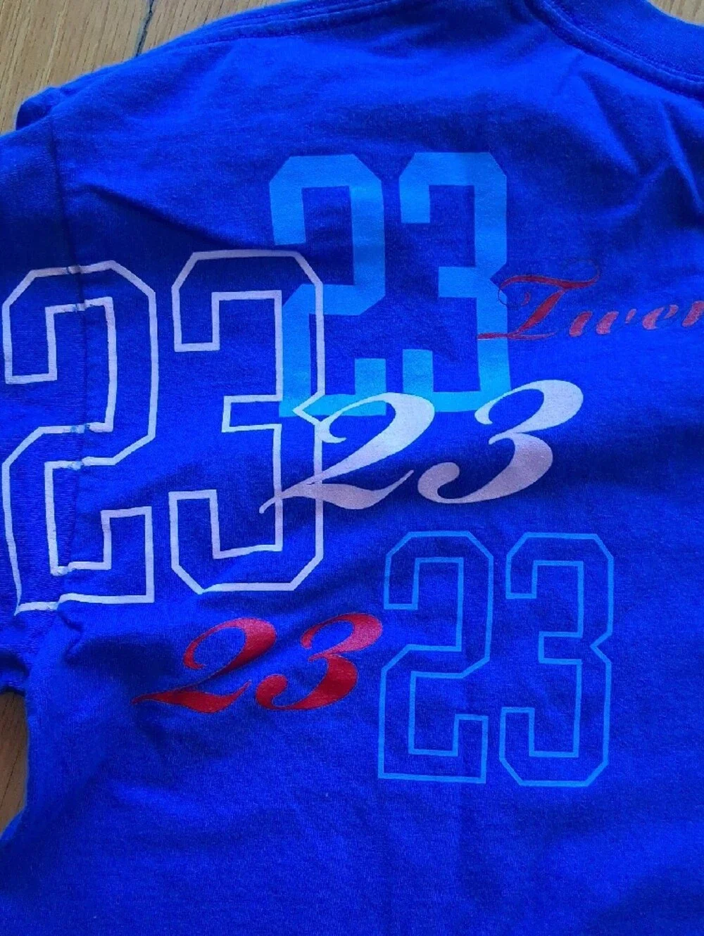 Vintage Jordan Blue Graphic '1985 Rookie of the Year' Tee